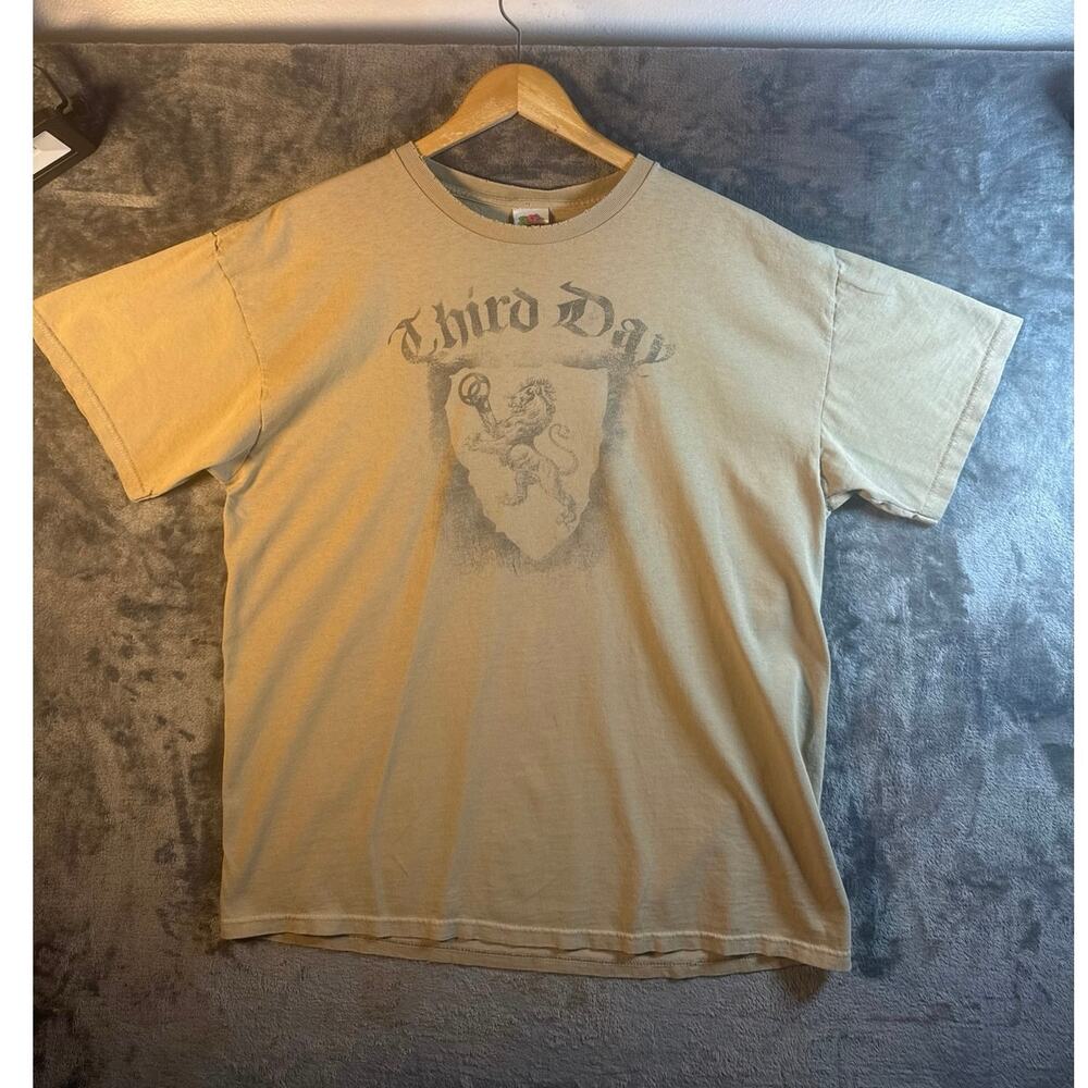 Band x Third Day Vintage Y2K “Wherever You Are” Graphic T Shirt Men’s XL Olive